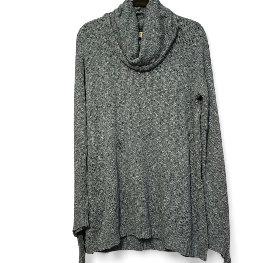 NWT Somedays Lovin Fading Light Women’s Blue Cowl Knit Sweater Dress — SMALL - Picture 6 of 7